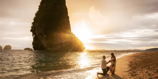 Mix photo of Surprise Propose in Krabi