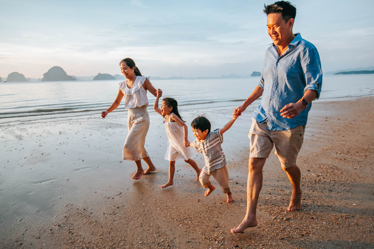 Family session in Krabi