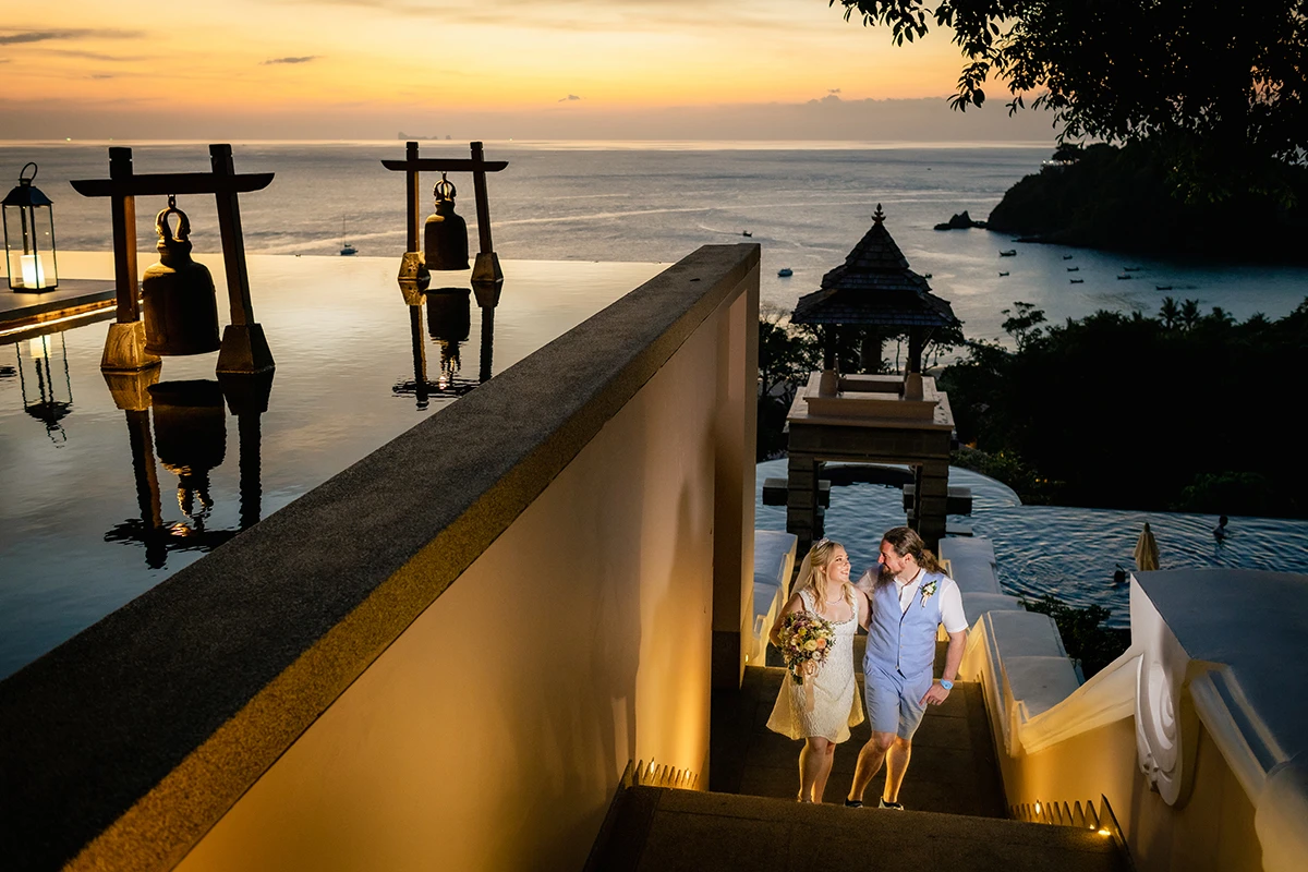 Wedding Photo at Pimalai hotel in Koh Lanta Thailand