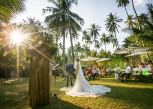 Garden Wedding at Rayavadee hotel of Miwa & Alex