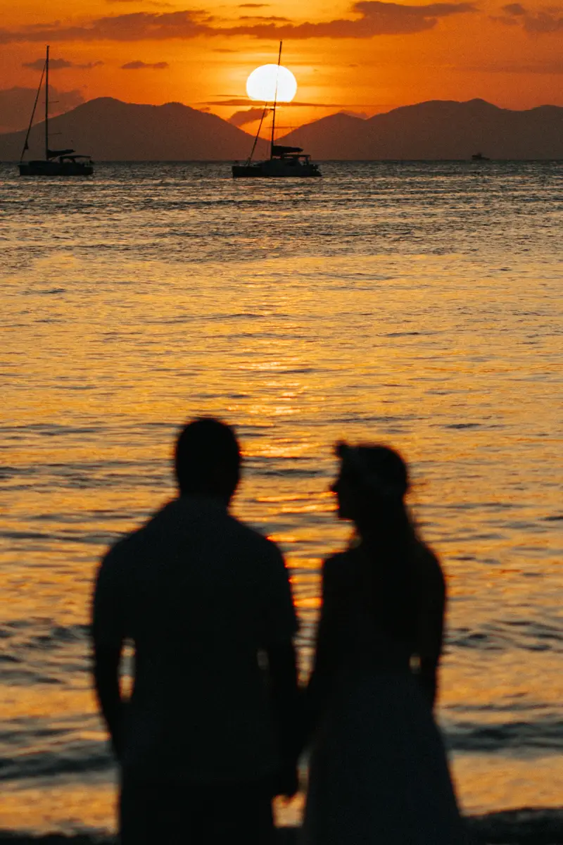 Private Vow-0228 Rose and her fiancé's private wedding vows on a long-tail boat around Railay Beach , Krabi Thailand